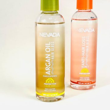 Aceite de argan y aloe vera para cabello