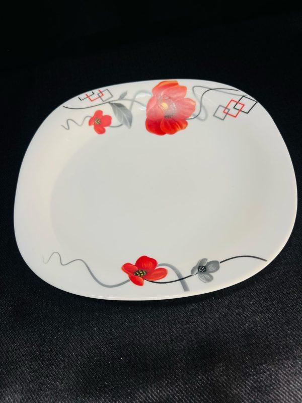 Plato para banquetes, porcelana blanco - Imagen 8