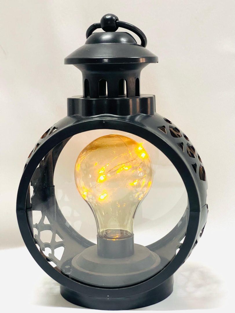 Faroles LED de Halloween decorativos de mano, retro