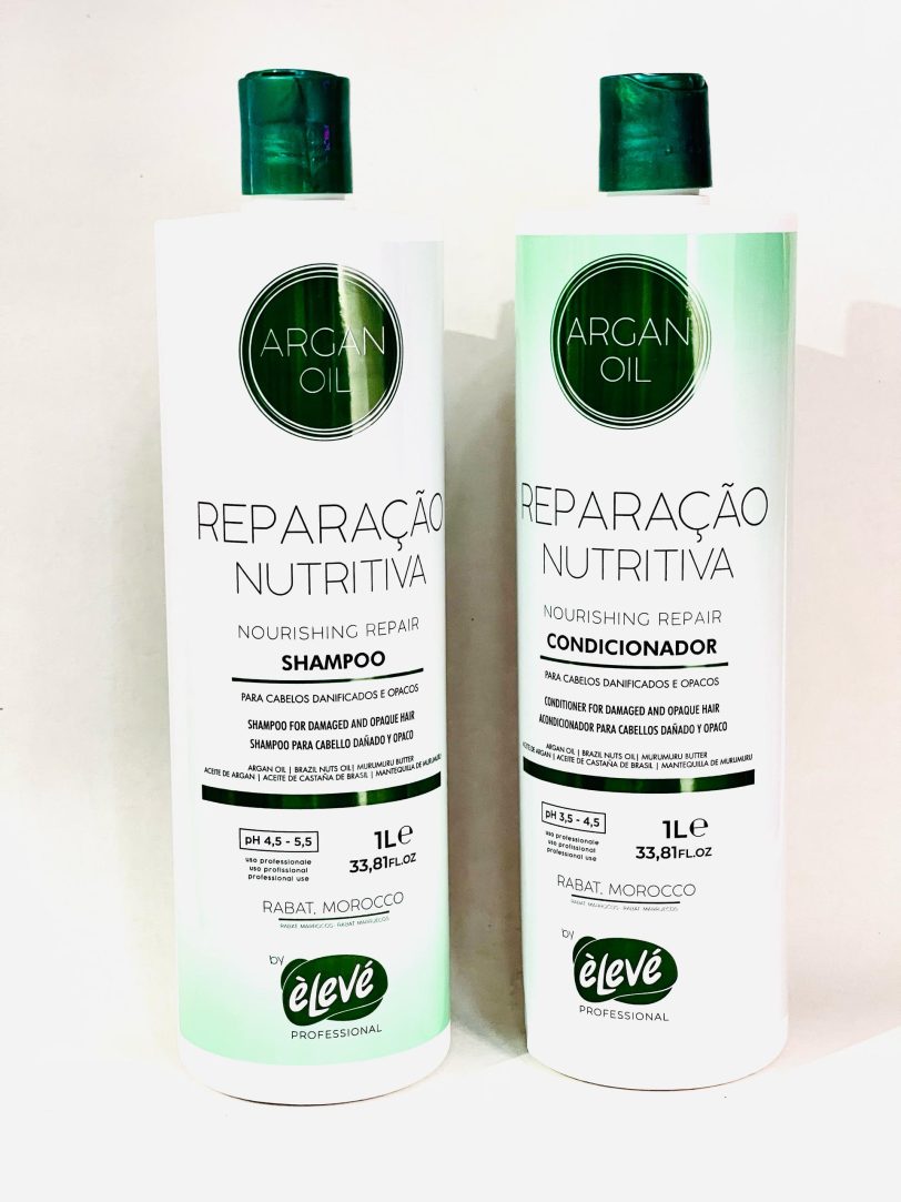 Shampoo y acondicionador reparación nutritiva (el set