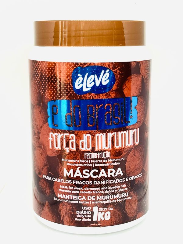 Mascarilla de manteca de murumuru para cabello dañado y opaco (1kg)