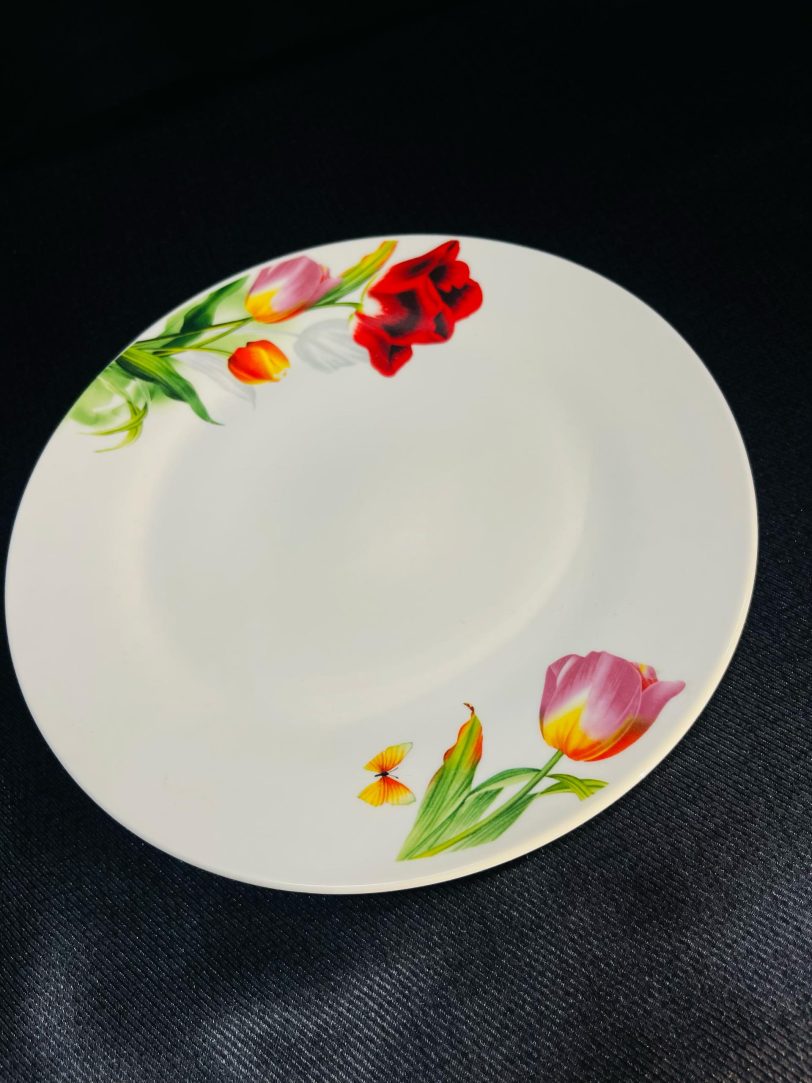 Plato para banquetes, porcelana blanco - Imagen 10
