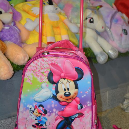 Mochila infantil con un diseño de Minnie mouse