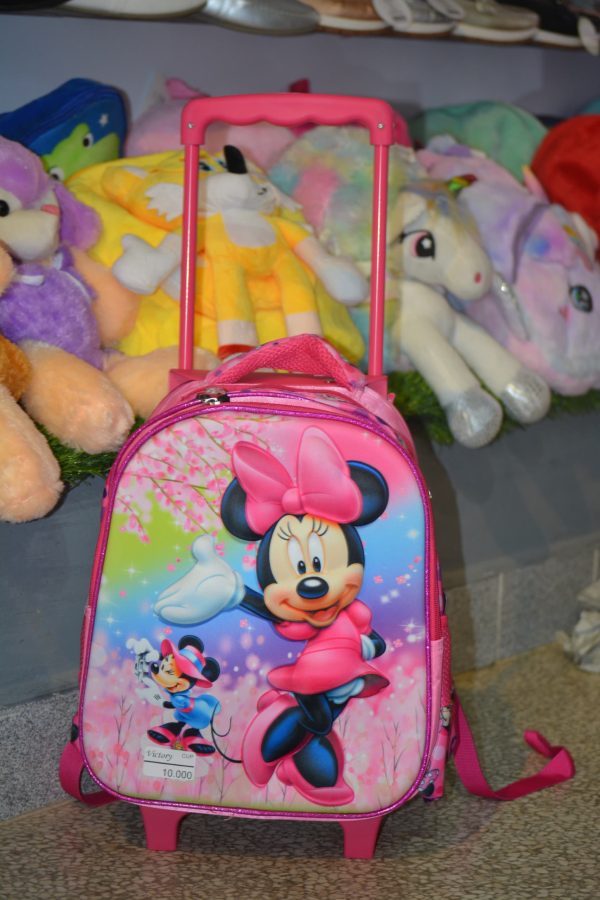 Mochila infantil con un diseño de Minnie mouse
