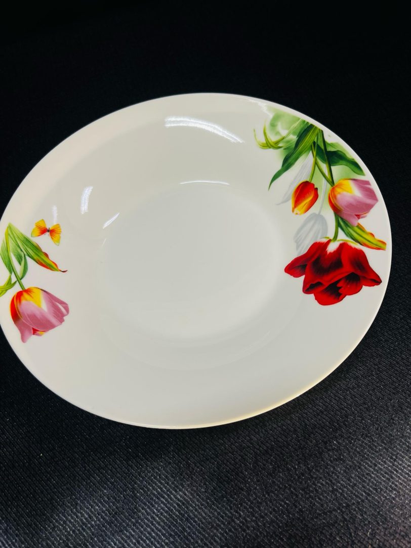 Plato para banquetes, porcelana blanco - Imagen 9
