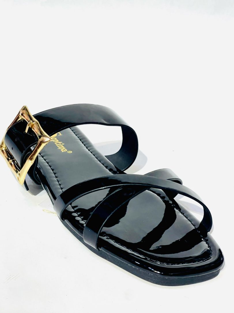 Sandalias planas mete dedo para mujer