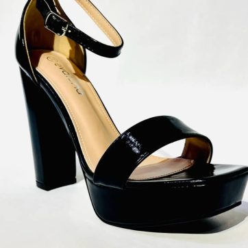 Zapato de tacón alto con plataforma para mujer