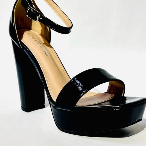 Zapato de tacón alto con plataforma para mujer