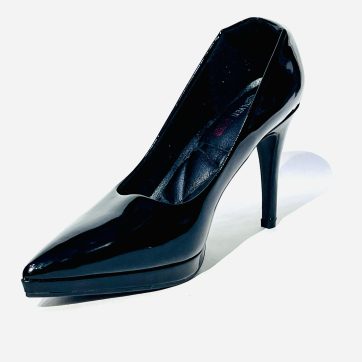 Zapatos de tacón alto con plataforma de punta fina para mujer