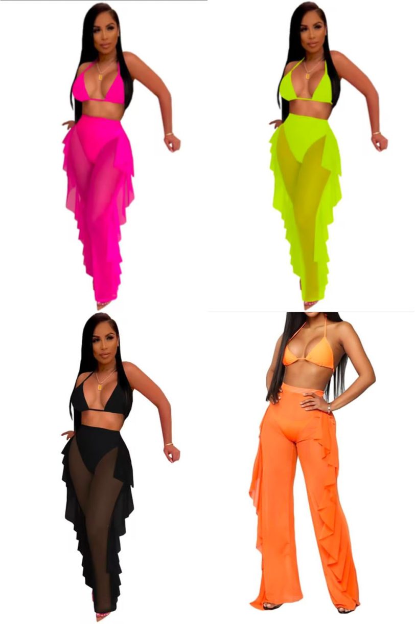 Juegos de bikini de tres piezas
