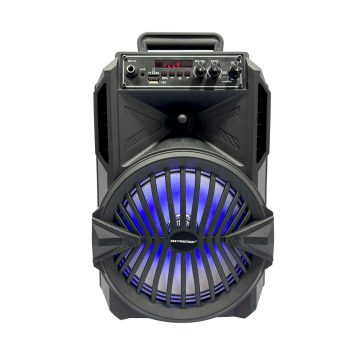Altavoz portátil 8" rec/fm/bt/usb/tf/tws/mic/aux