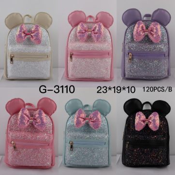 Mochila escolar con orejas de ratón