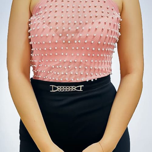 Blusa de perlas