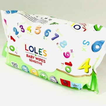 Toallitas húmedas para bebé Lole's Sensitive (120u)