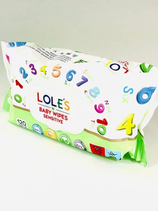 Toallitas húmedas para bebé Lole's Sensitive (120u)