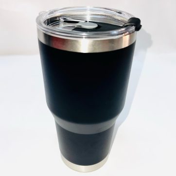 Vaso térmico al vacío de acero inoxidable con tapa deslizante, con aislamiento a prueba de fugas (30.4 fl oz)