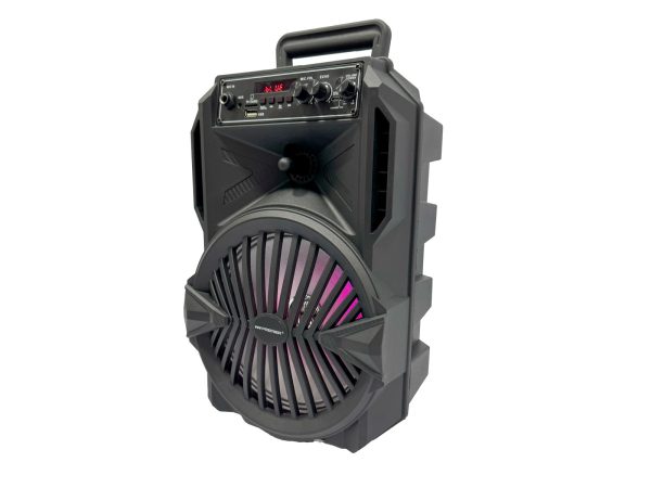 bocina 8" rec/fm/bt/usb/tf/tws/mic/aux - Imagen 4
