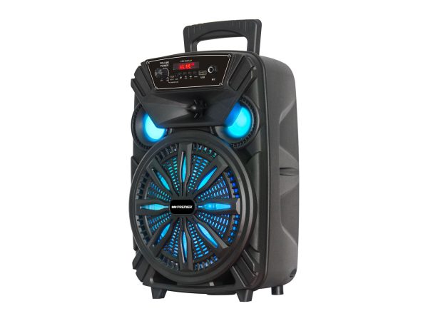 Bocina 8" rec/fm/bt/usb/tf/tws/mic - Imagen 3