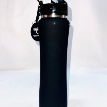 Botella de agua deportiva aislada de acero inoxidable a prueba de fugas, 18.6 fl oz al vacío, taza térmica
