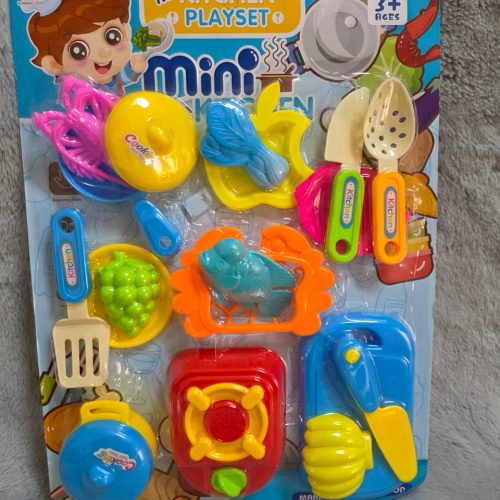 Juego de cocina con accesorios comida simulada (+3 años)