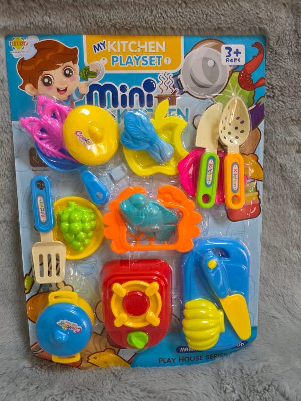 Juego de cocina con accesorios comida simulada (+3 años)