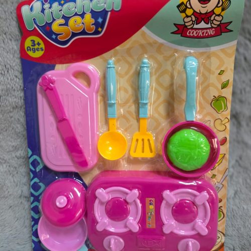 Juego de cocina infantil + trastos de cocina para niñas (+3 años)