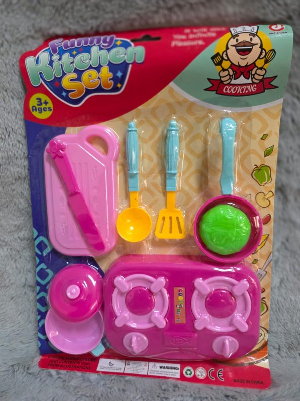Juego de cocina infantil + trastos de cocina para niñas (+3 años)