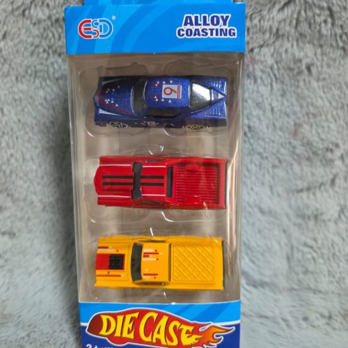 Set de 3 carros deportivos de juguetes
