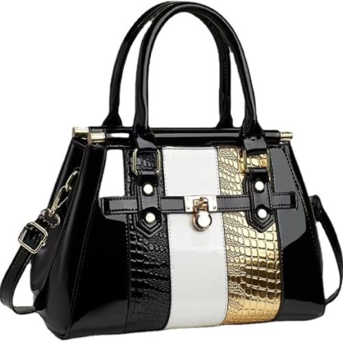 Bolso cruzado diagonal de un solo hombro de gran capacidad para mujer