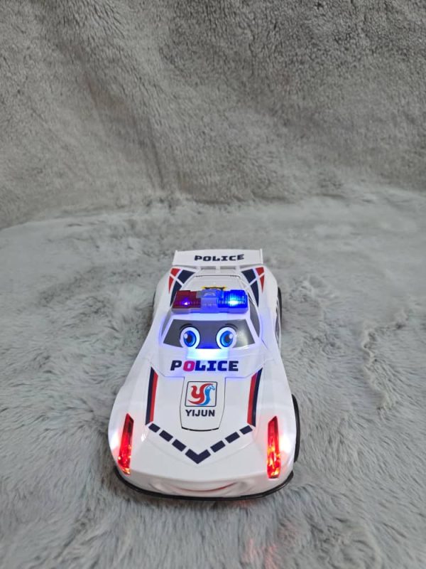 Coche transformer de juguete eléctrico universal policial