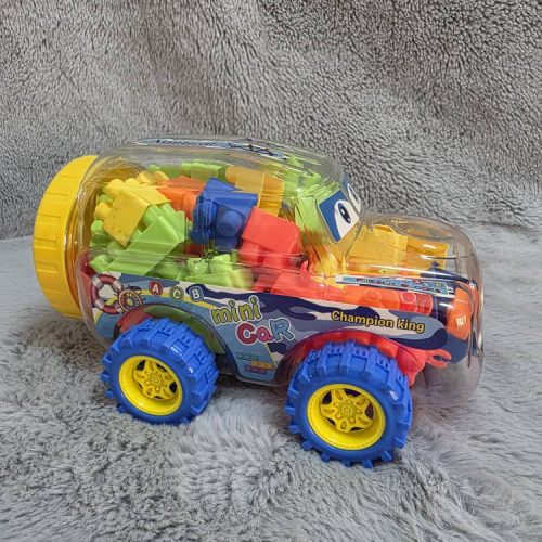 Carro con bloques de lego para armar