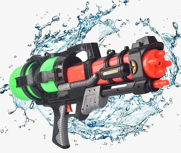 Pistolas de largo alcance de 22", 1200 cc de agua de alta capacidad para niños