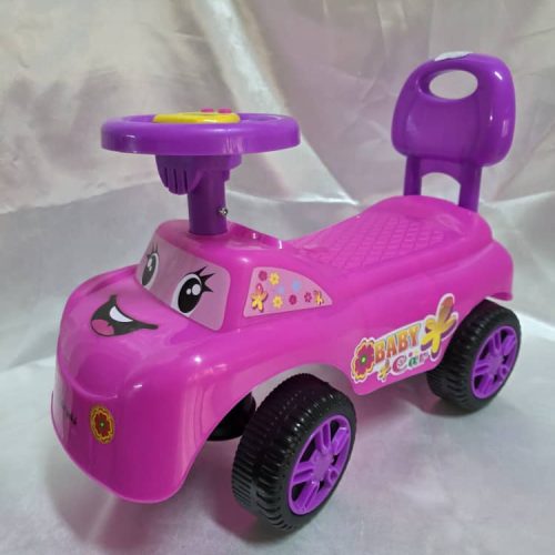 Carro montable para niños, rosado/morado