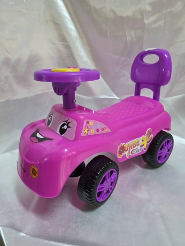 Carro montable para niños, rosado/morado