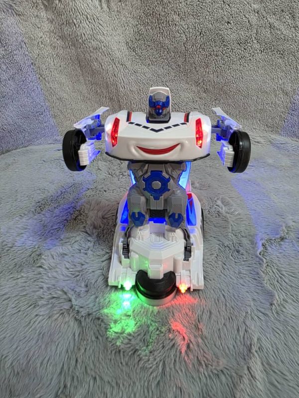 Coche transformer de juguete eléctrico universal policial - Imagen 3