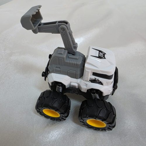 Camiones de construcción de juguete para niños, de tracción trasera con excavadora, coches de fricción, juguetes de tracción y marcha, (+3 años)