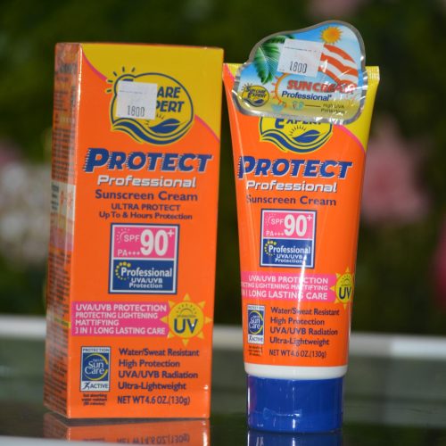 Protector solar profesional 90+ spf 4.6oz, resistente al agua, protector ultravioleta