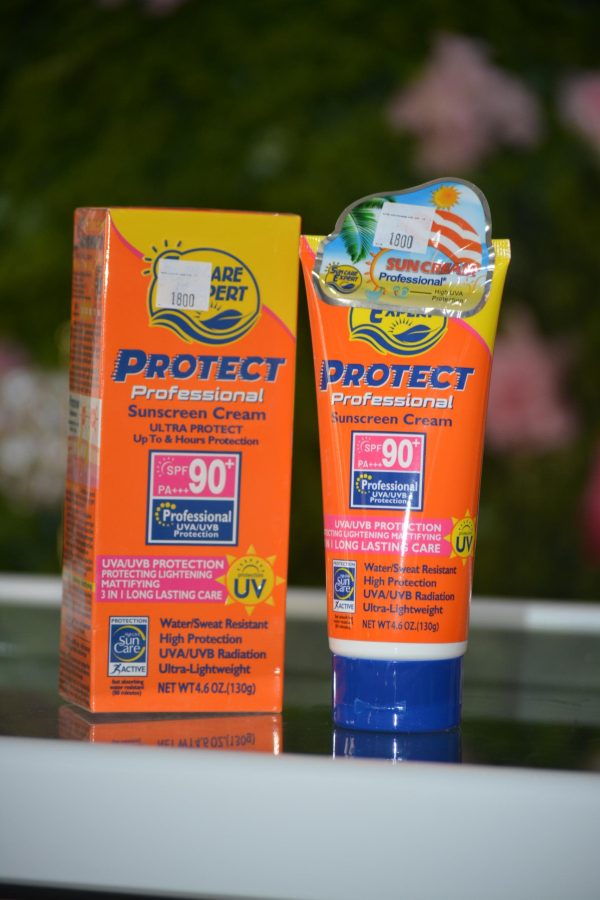 Protector solar profesional 90+ spf 4.6oz, resistente al agua, protector ultravioleta