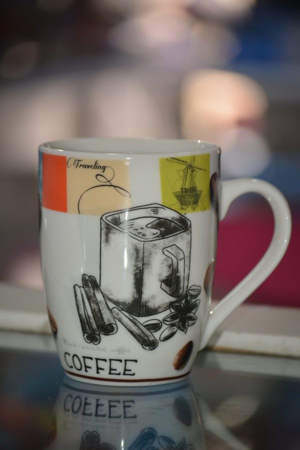 Taza de café de personalizadas de porcelana estampado con dibujo