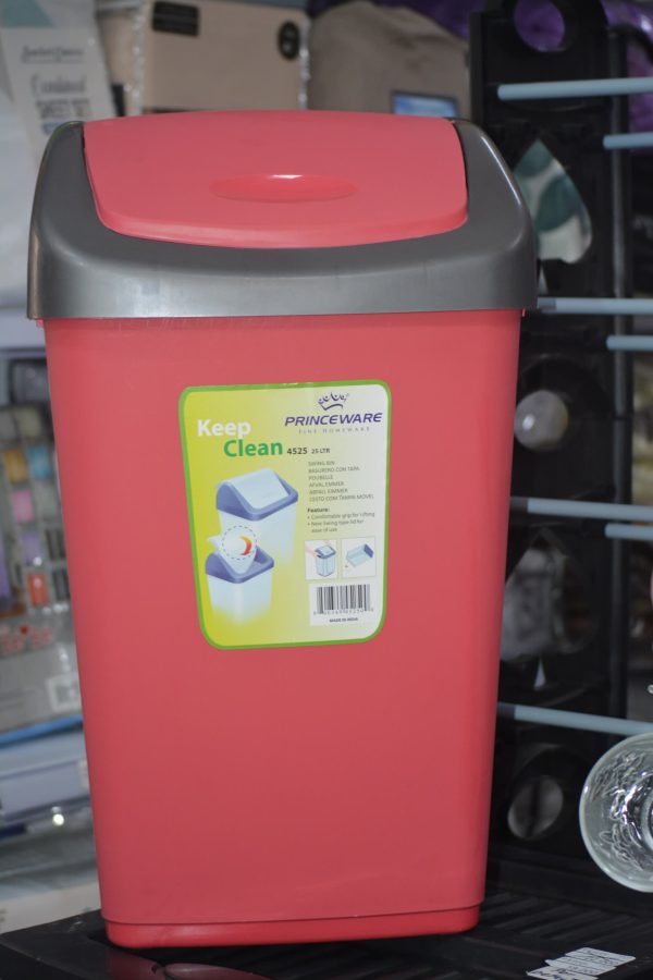 Cubo de basura con tapa basculante 25lt