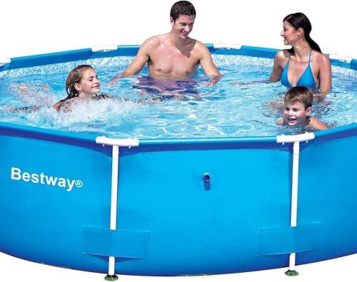 Piscina estructural Bestway Steel Pro (3.05m de diámetro y 76cm de altura)