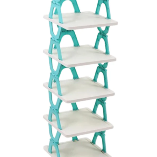 Zapatera plegable de 6 niveles