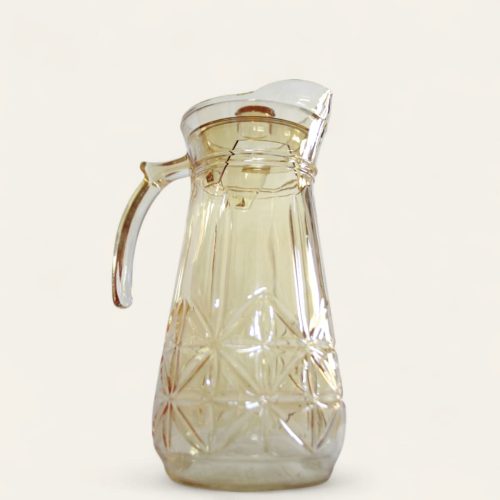 Jarra de vidrio con tapa