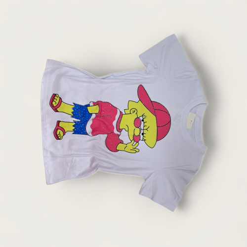 Camisa de mangas cortas con diseño de Lisa Simpson
