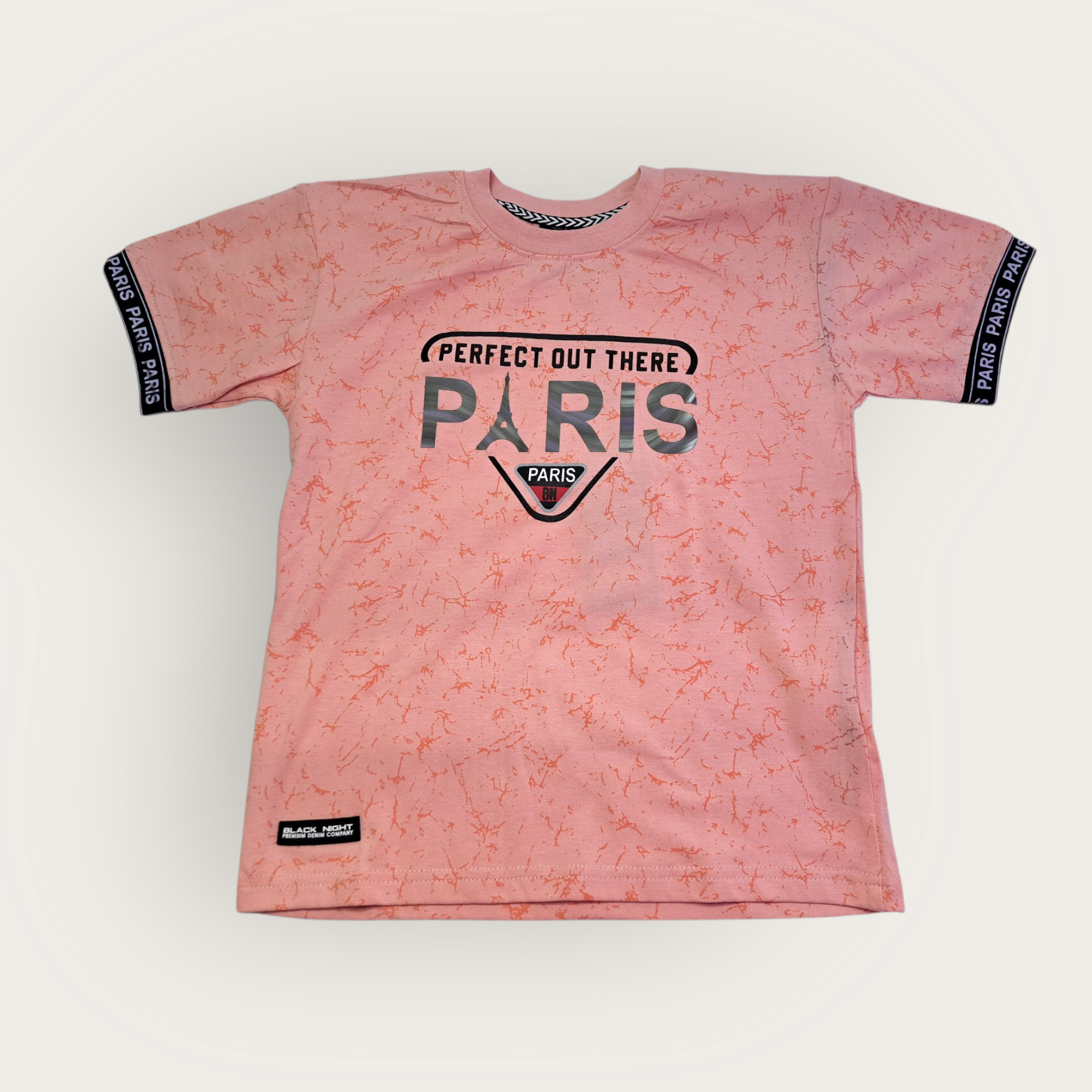 Camiseta mangas cortas con letrero "Perfect out there Paris" - Imagen 2
