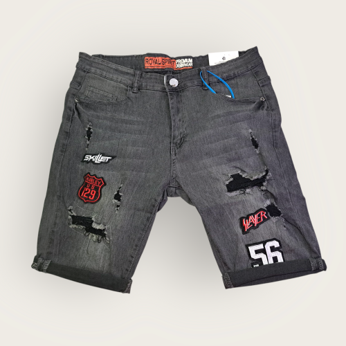 Pantalones cortos para hombre con estampillas