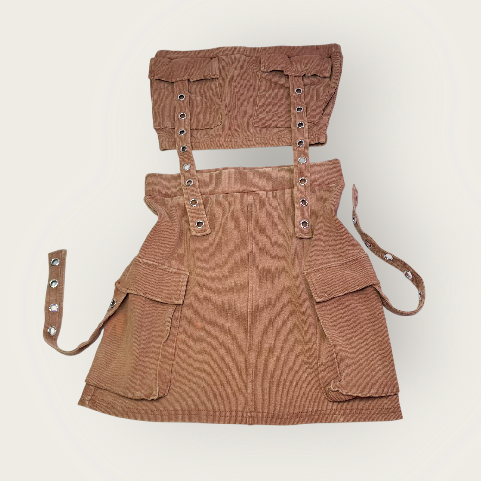 Set de blusa y falta con bolsillos - Imagen 2