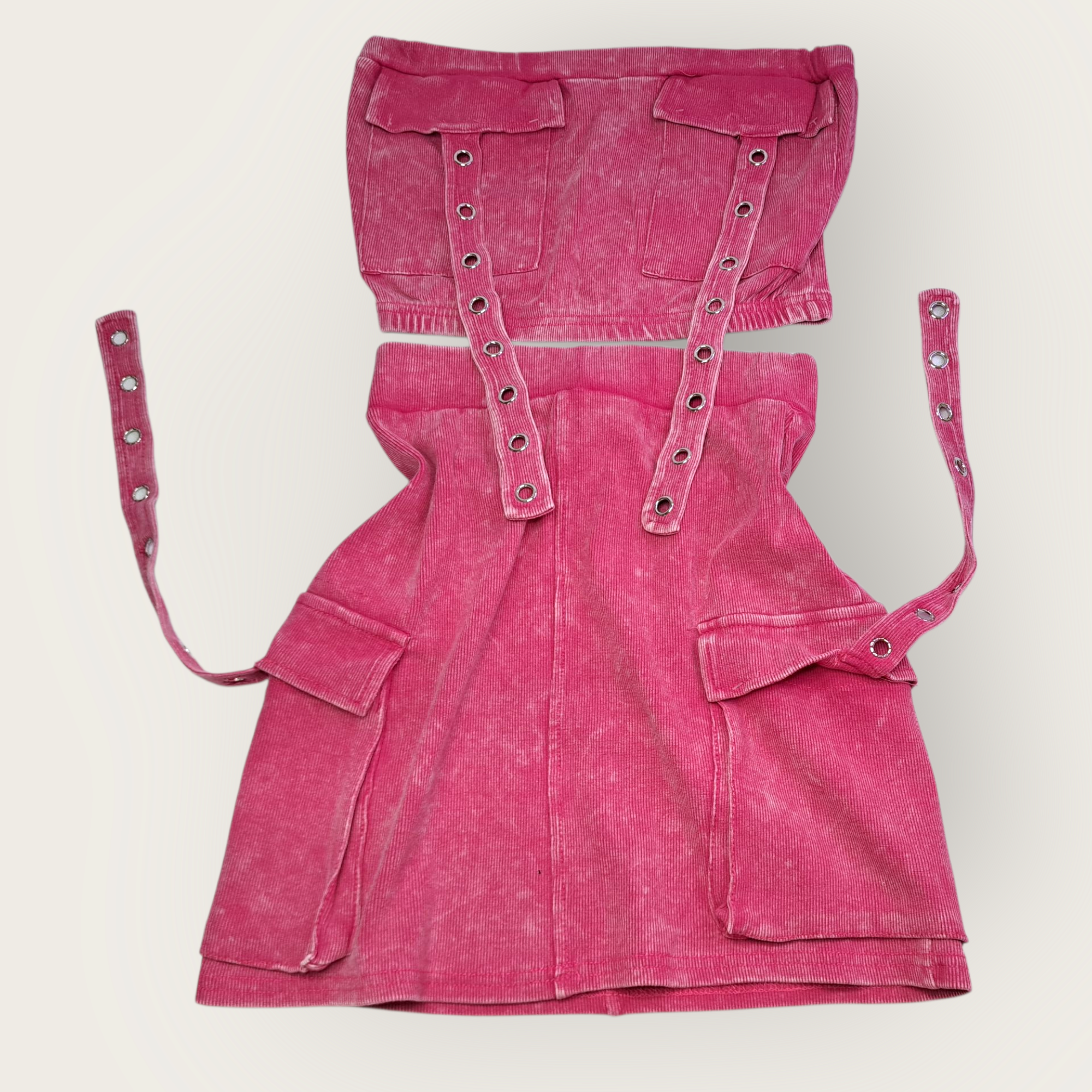 Set de blusa y falta con bolsillos - Imagen 4