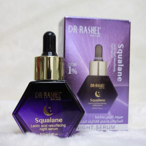 Perfume suero de noche renovador con escualano y ácido láctico