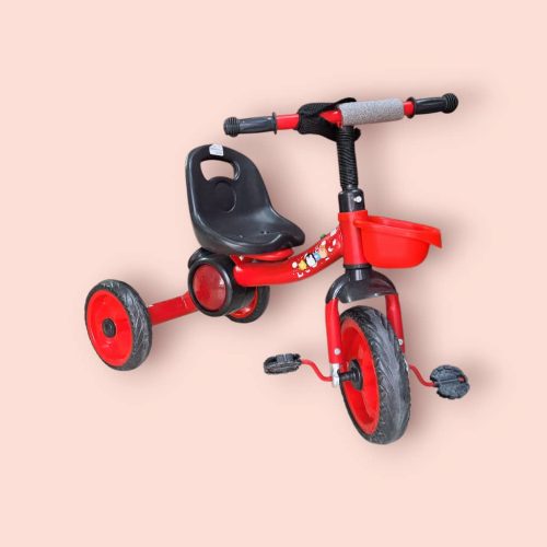 Triciclo para niños pequeños, para niños de 1 a 6 años, para interiores y exteriores, con cesta de almacenamiento